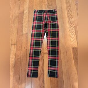 JCrew Crewcuts Factory Girls Tarten Leggings - Sz 8 NWT